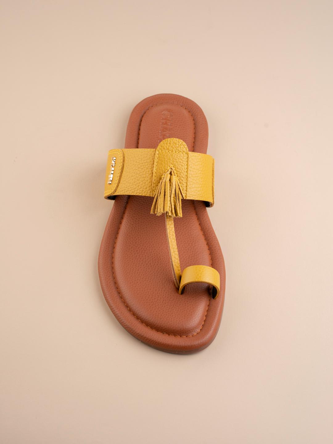 Casablanca-Yellow/Tan