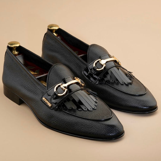 Belgians - Black Tuxedo Loafers