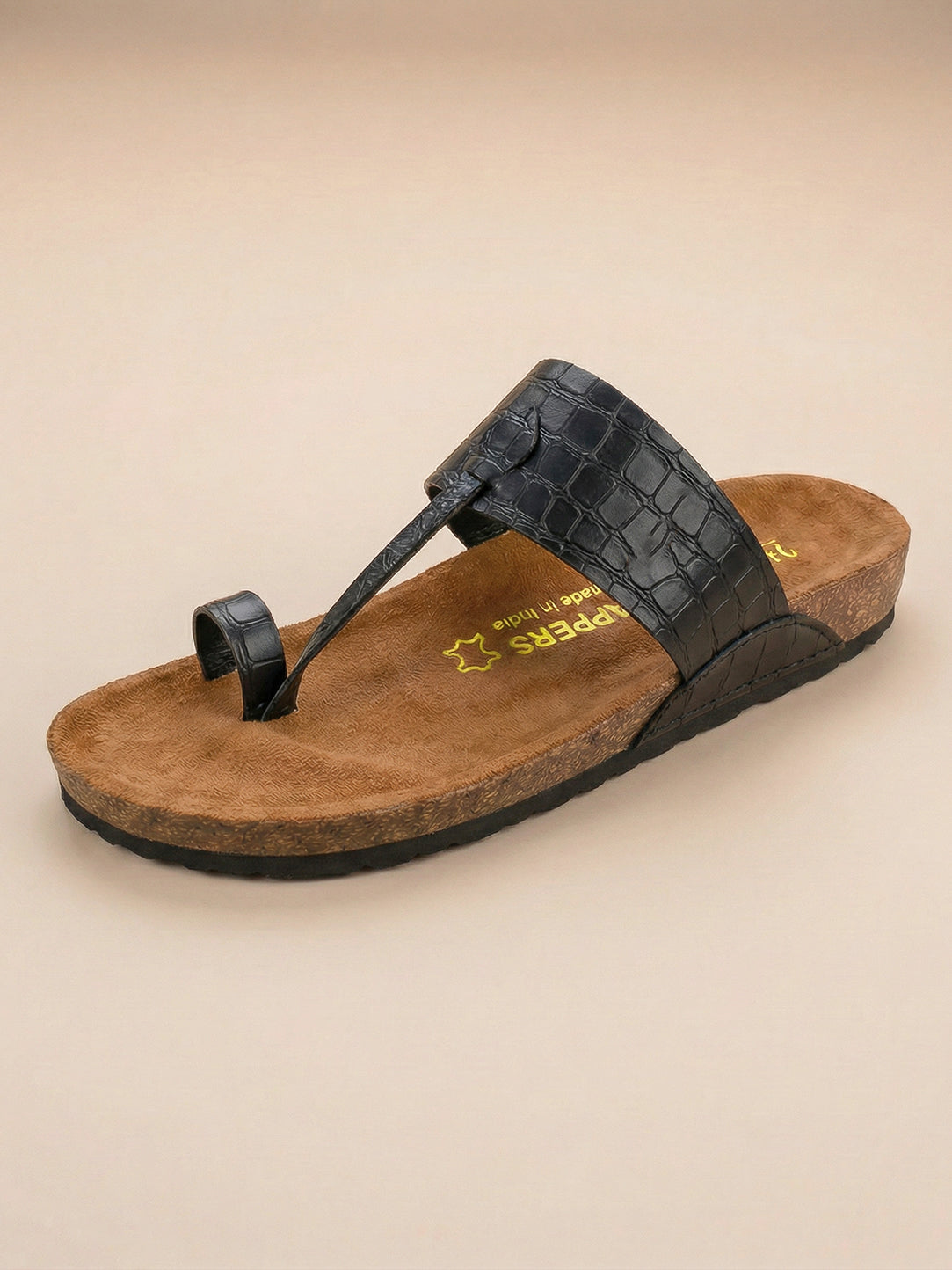 Corkies Blades Suede/Black Croc Python Green