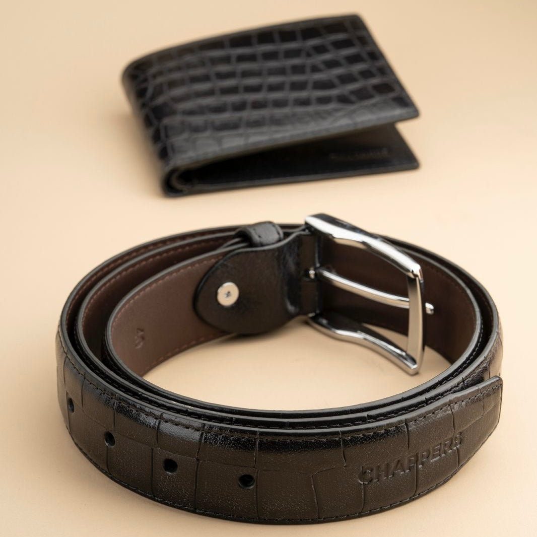 Croco wallet - Coal