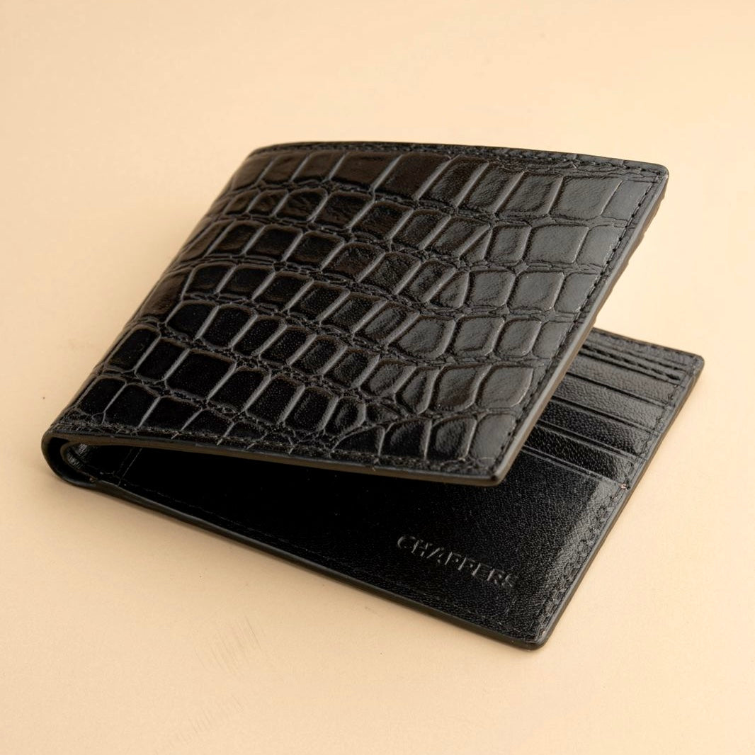 Croco wallet - Coal