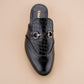 Mule Black Croc