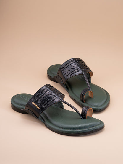 New Zora - Black & Bottle green