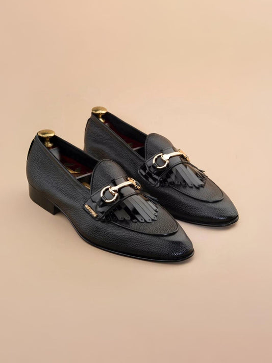 Belgians - Black Tuxedo Loafers