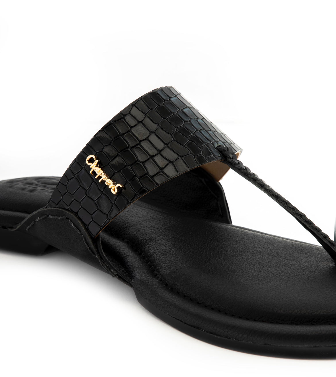 Vira - Black Croc – Chappers India